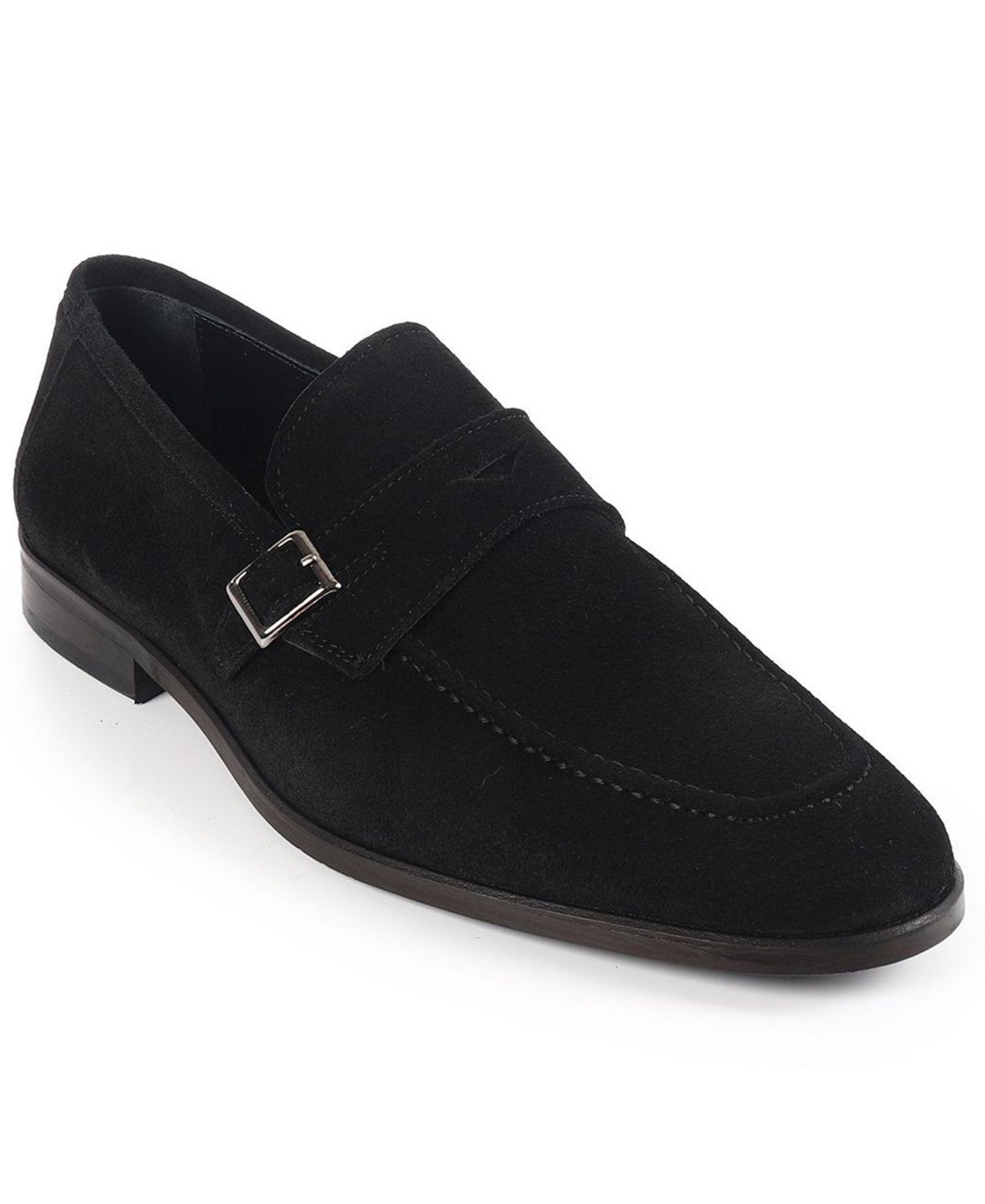 VELLAPAIS Men's Monk Strap Penny Loafers