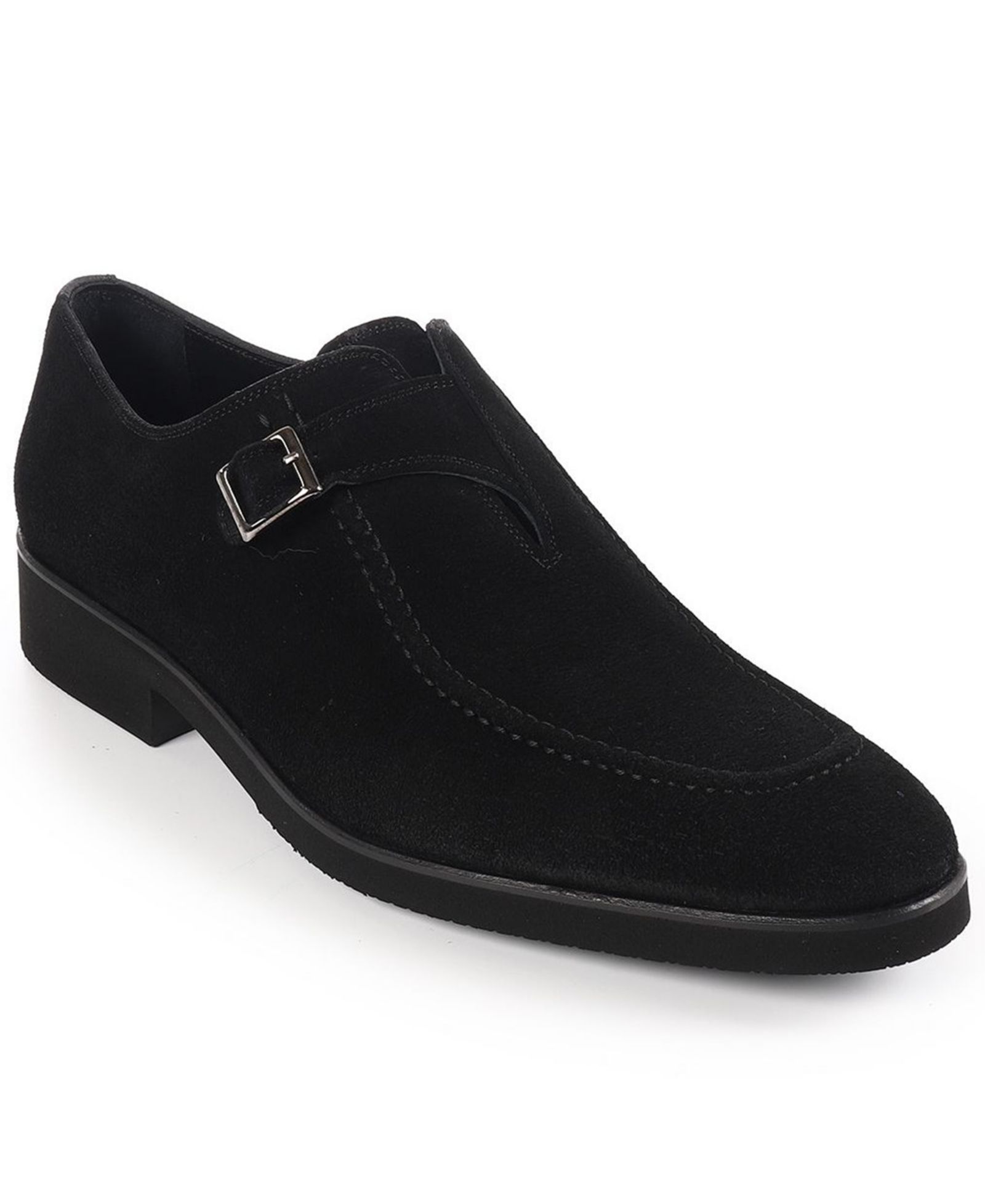 VELLAPAIS Men's Monk Strap Slip-On Dress Shoes