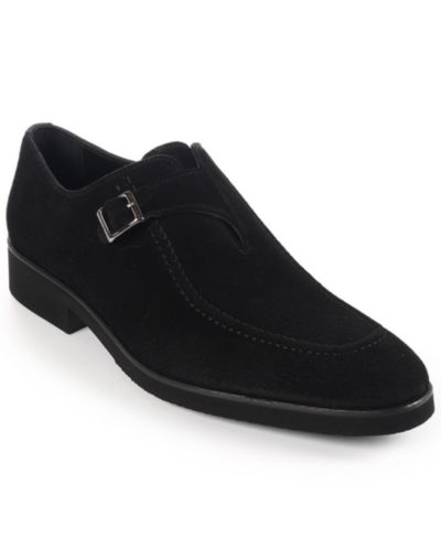 VELLAPAIS Men's Monk Strap Slip-On Dress Shoes