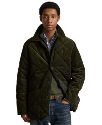 Polo Ralph Lauren мужская стеганая куртка Barn из вельвета