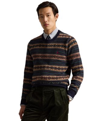 Polo Ralph Lauren мужской свитер Regular-Fit из шерсти с узором Фейр-Айл