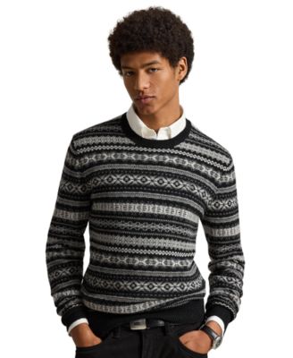 Polo Ralph Lauren Men's Fair Isle-Inspired Holiday Wool Sweater