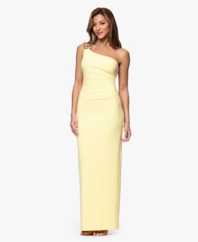 Женское вечернее платье XSCAPE One-Shoulder Sleeveless Gown