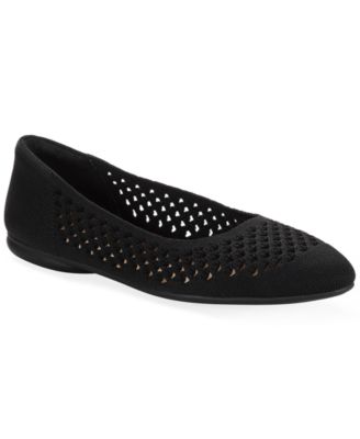 Style & Co Women's Tammyy Open Knit Slip-On Flats, Macy's Exclusive