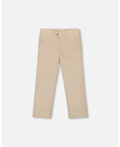 Классические брюки Deux par Deux Toddler Boys Beige