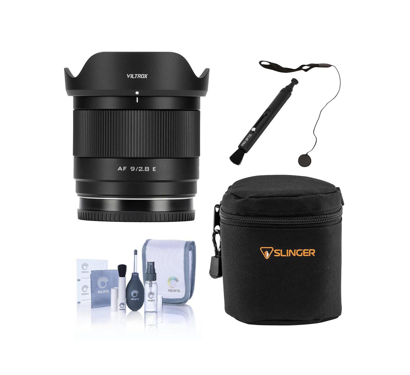 Viltrox AF 9mm f/2.8 Air Lens for Sony E, with Soft Case  Cleaning Kit