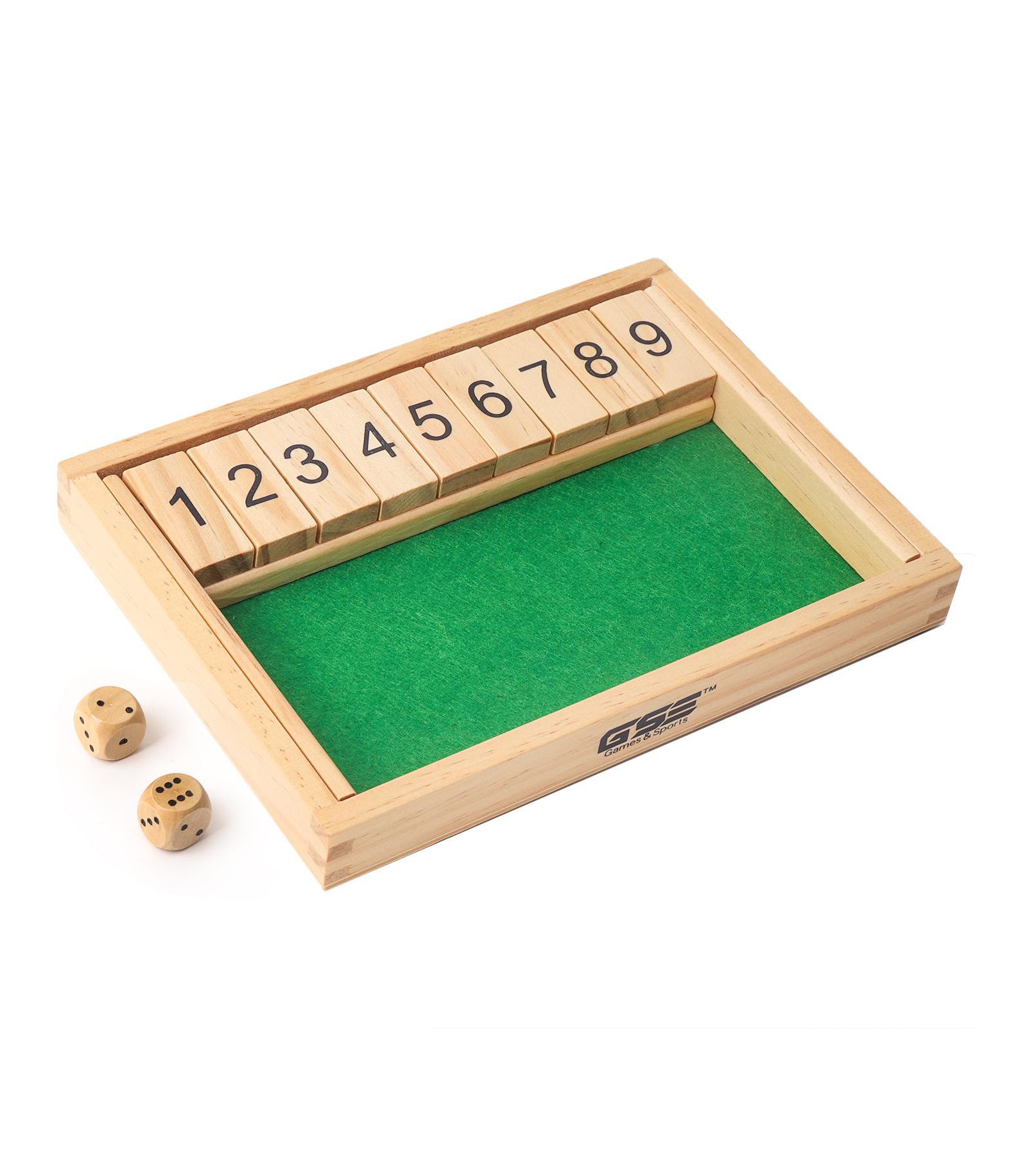GSE Games & Sports Expert деревянная настольная игра Shut The Box Numbers Dice Game