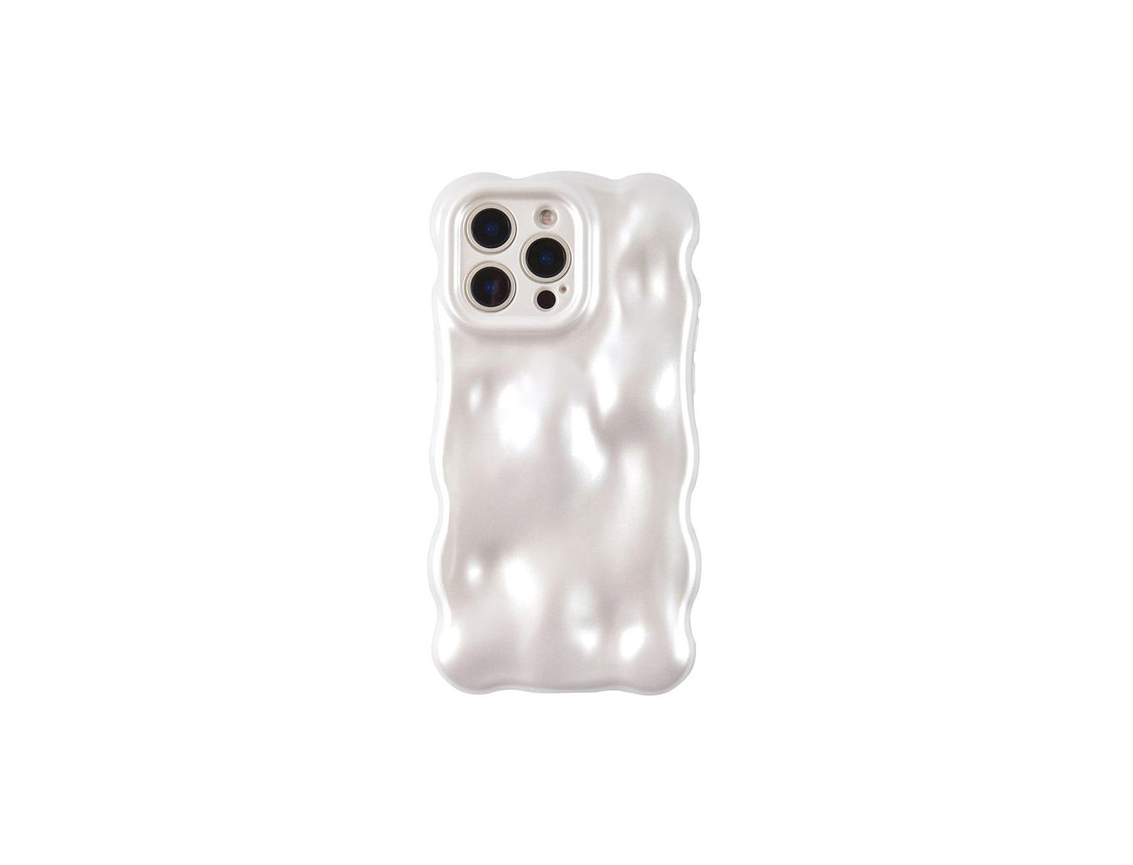 Auramma Чехол для iPhone 14 Pro Max Chrome Bubbles