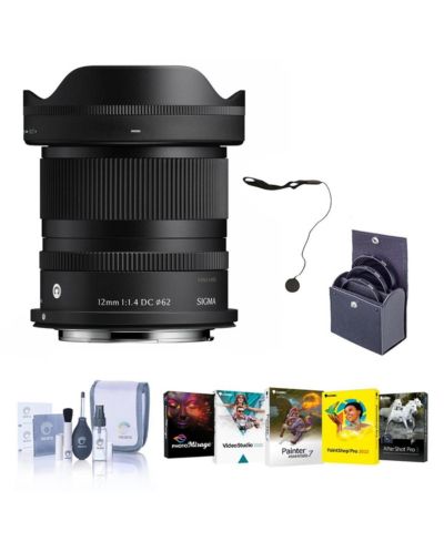 Объектив Sigma 12mm f/1.4 DC Contemporary для Canon RF с набором фильтров