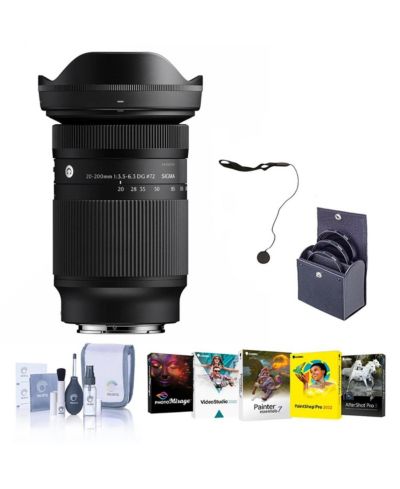 Sigma 20-200mm f/3.5-6.3 DG Lens for Sony E, w/Filter Kit and PC Software Kit