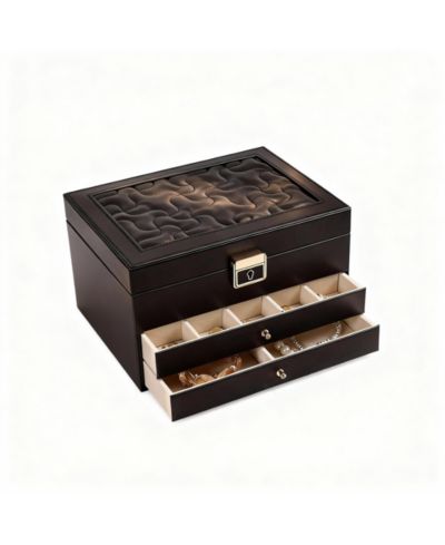 YIGII 3-Layer Jewelry Organizer with Removable Dividers for Flexible Storage