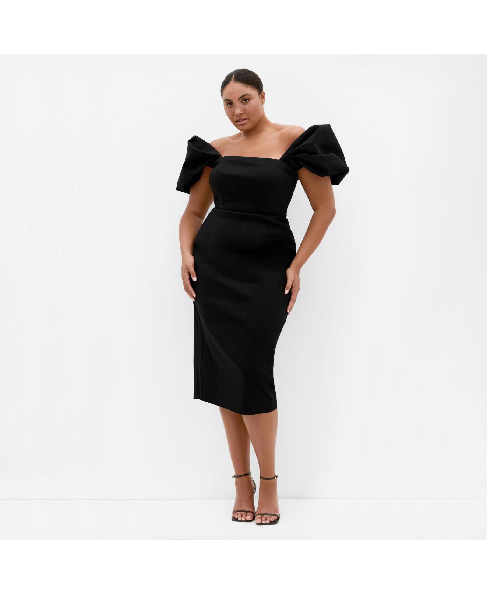 Женское платье CITY CHIC Elyse Off Shoulder Midi