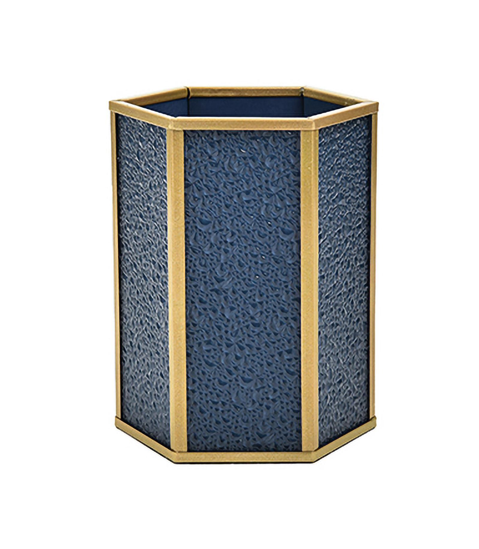 LAURAELLA Handcrafted Glass Organizer, Decorative Storage Container for Makeup, Jewelry, Desk, or Bathroom Stylish