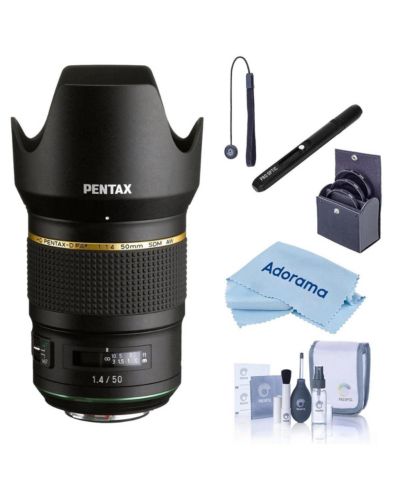 Pentax HD Pentax-D FA 50mm f/1.4 SDM AW Объектив, комплект с фильтром 72mm, набором для чистки и колпачком