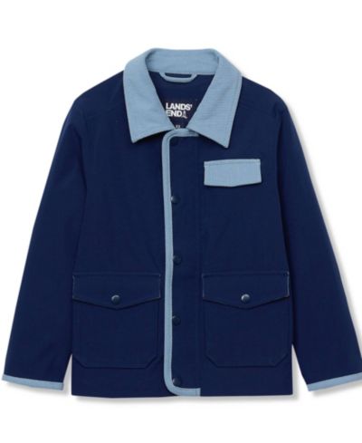 Lands' End Little And Big Girls Water Resistant Utility Jacket