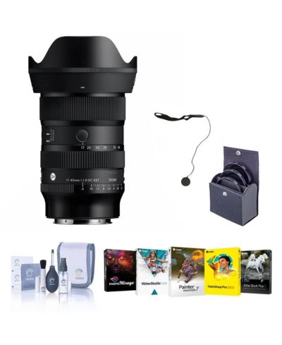 Sigma 17-40mm f/1.8 DC Art Lens for L Mount, w/Filter Kit  PC Software Kit
