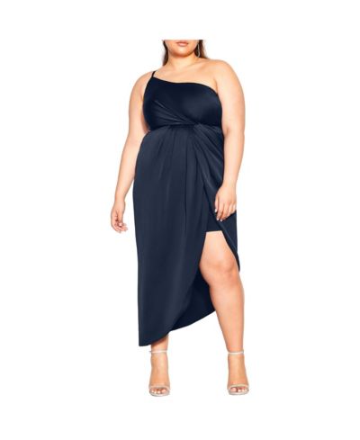CITY CHIC Women's Sensual One Shoulder Dress
