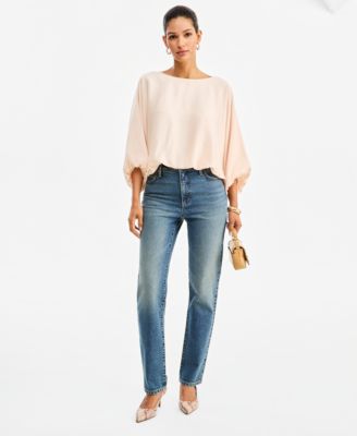 Женские джинсы I.N.C. International Concepts High-Waist Straight-Leg