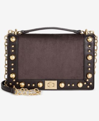 Сумка на плечо I.N.C International Concepts Ajae Faux-Suede Stud Shoulder Bag
