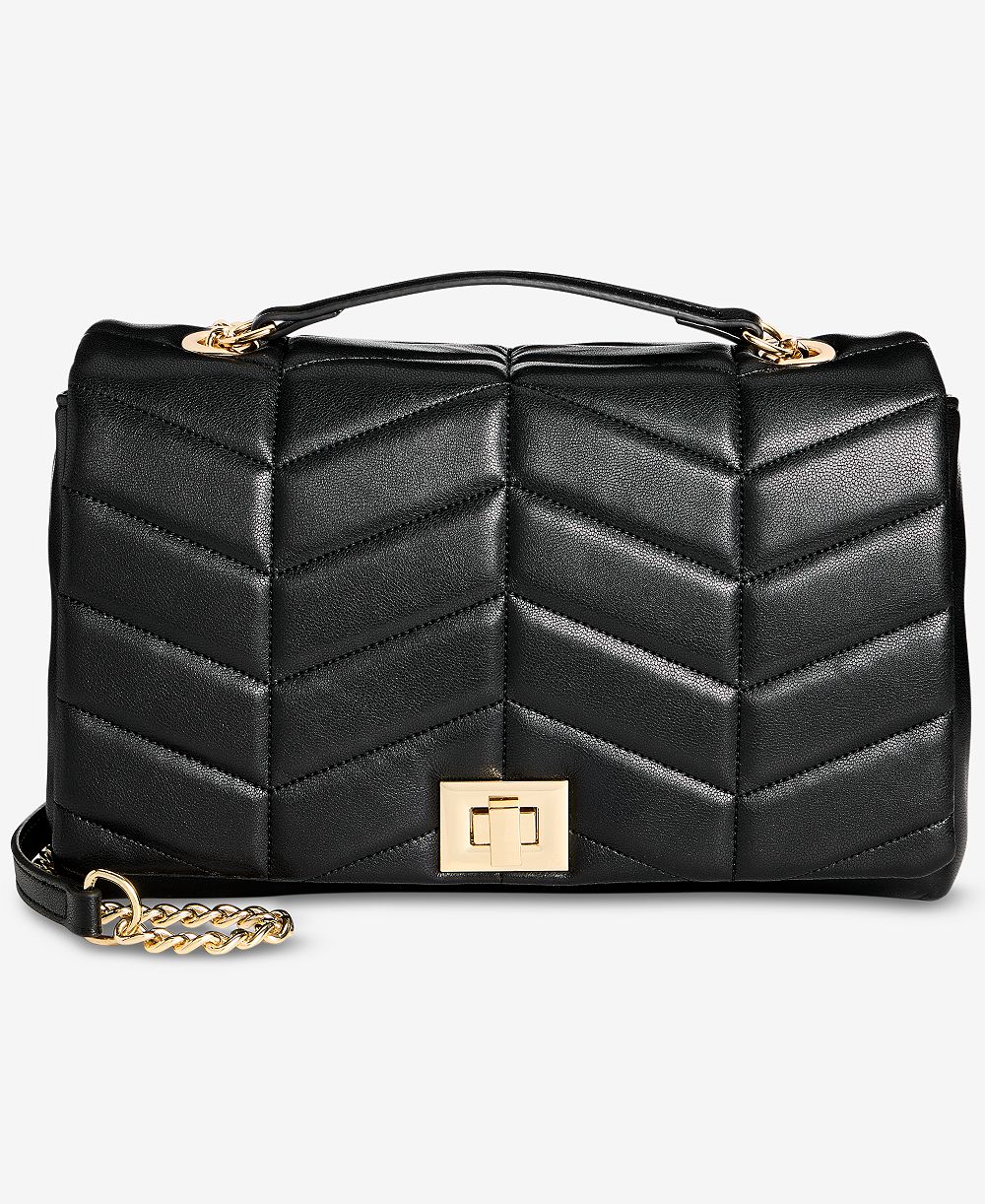 I.N.C. International Concepts Soft Ajae Solid Quilted Shoulder Bag, Macy's Exclusive