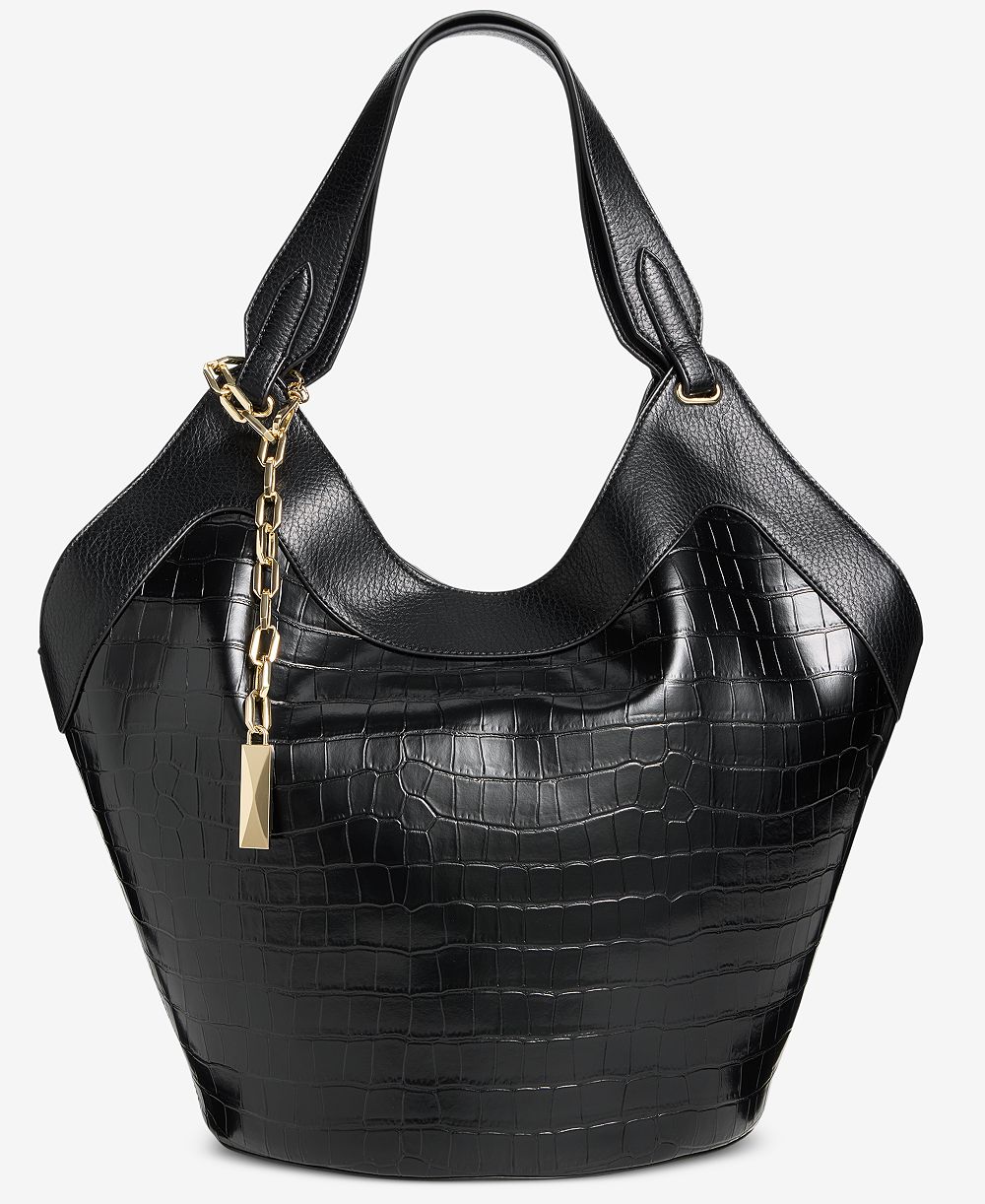 I.N.C. International Concepts Gihsell Croco-Embossed Tote Bag, Macy's Exclusive