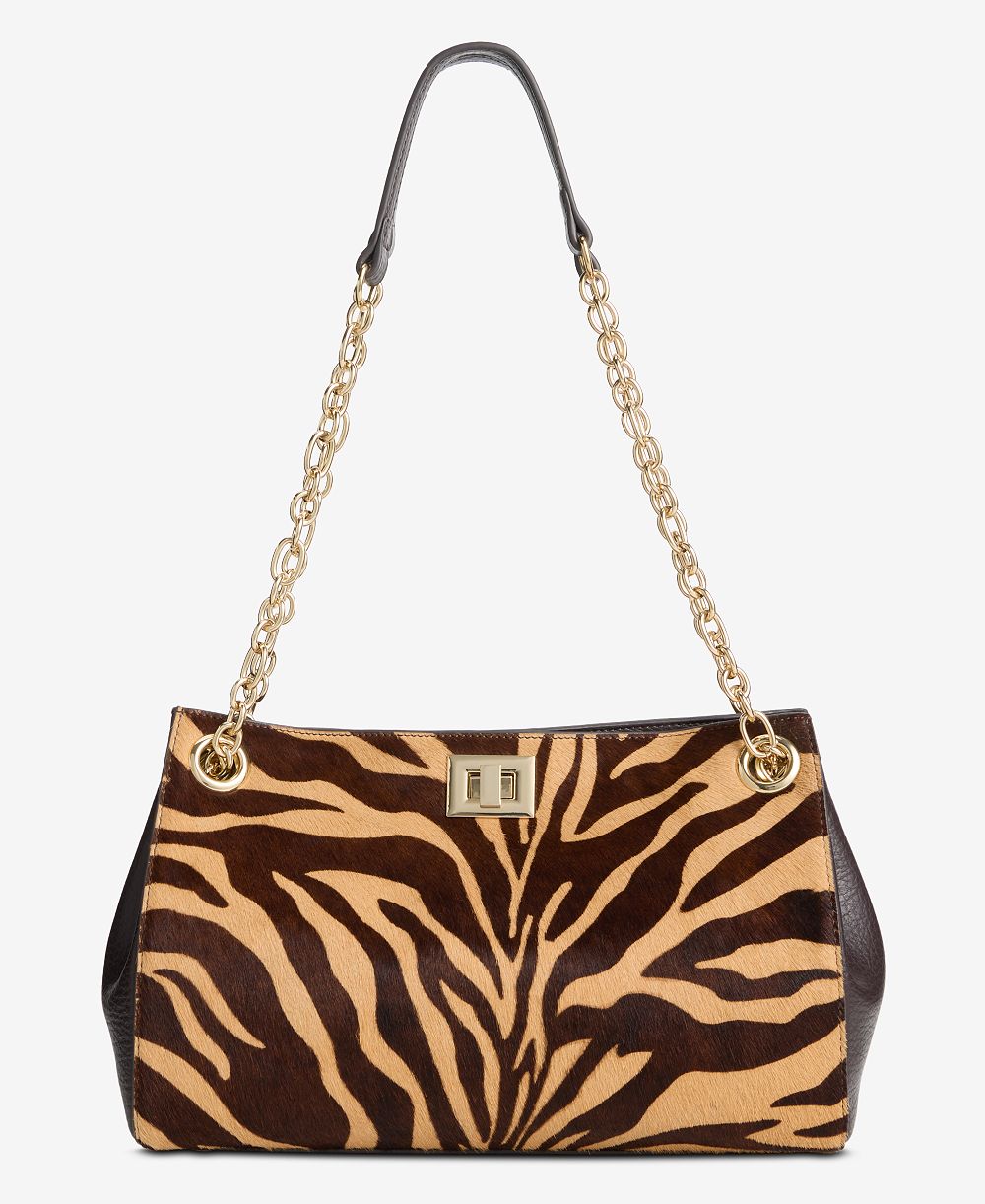 I.N.C. International Concepts Harperr Zebra-Print Shoulder Bag, Macy's Exclusive