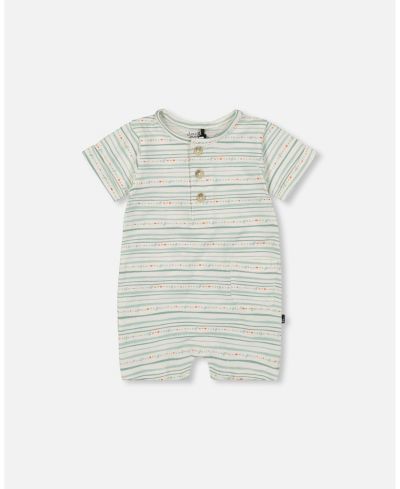 Deux par Deux Baby Boys Cotton Romper