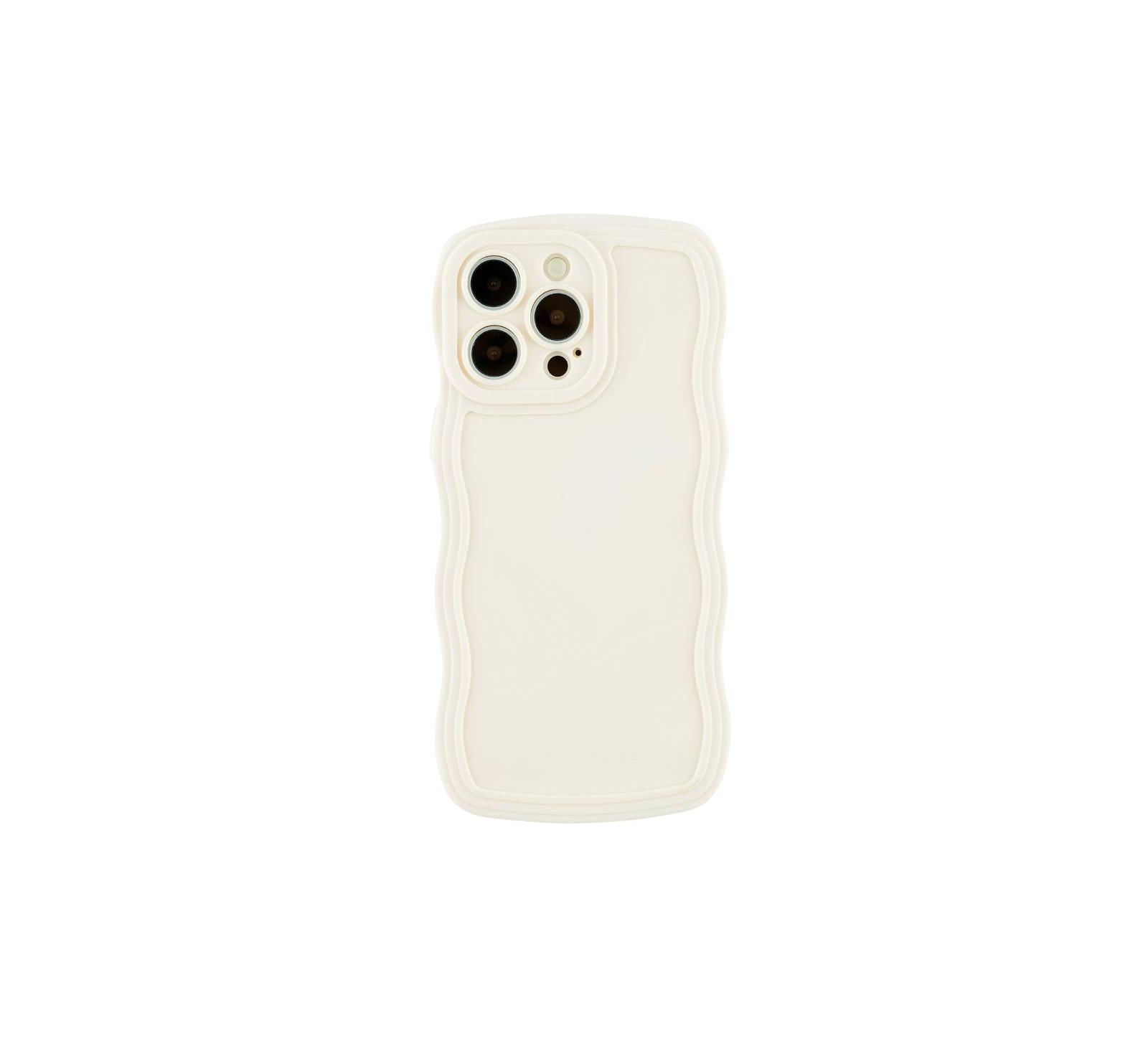 Чехол для iPhone 14 Pro Max Auramma Green Plain Wavy