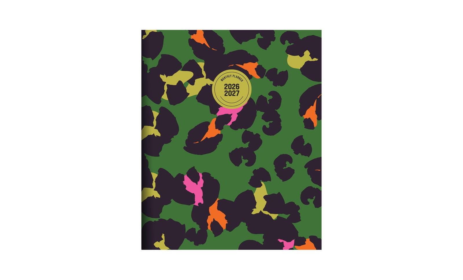 TF Publishing Paper Goods July 2026 - June 2027 Lucky Leopard Large Monthly Planner