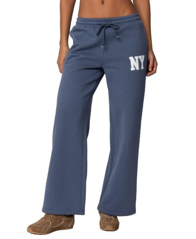 Edikted Женские широкие брюки Edikted Ny Wide Leg Sweatpants