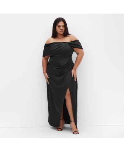 CITY CHIC Женское макси платье Paloma с открытыми плечами