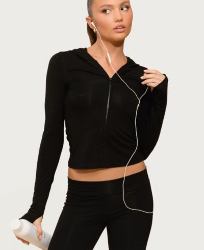 Женское худи Edikted Callan Zip Up