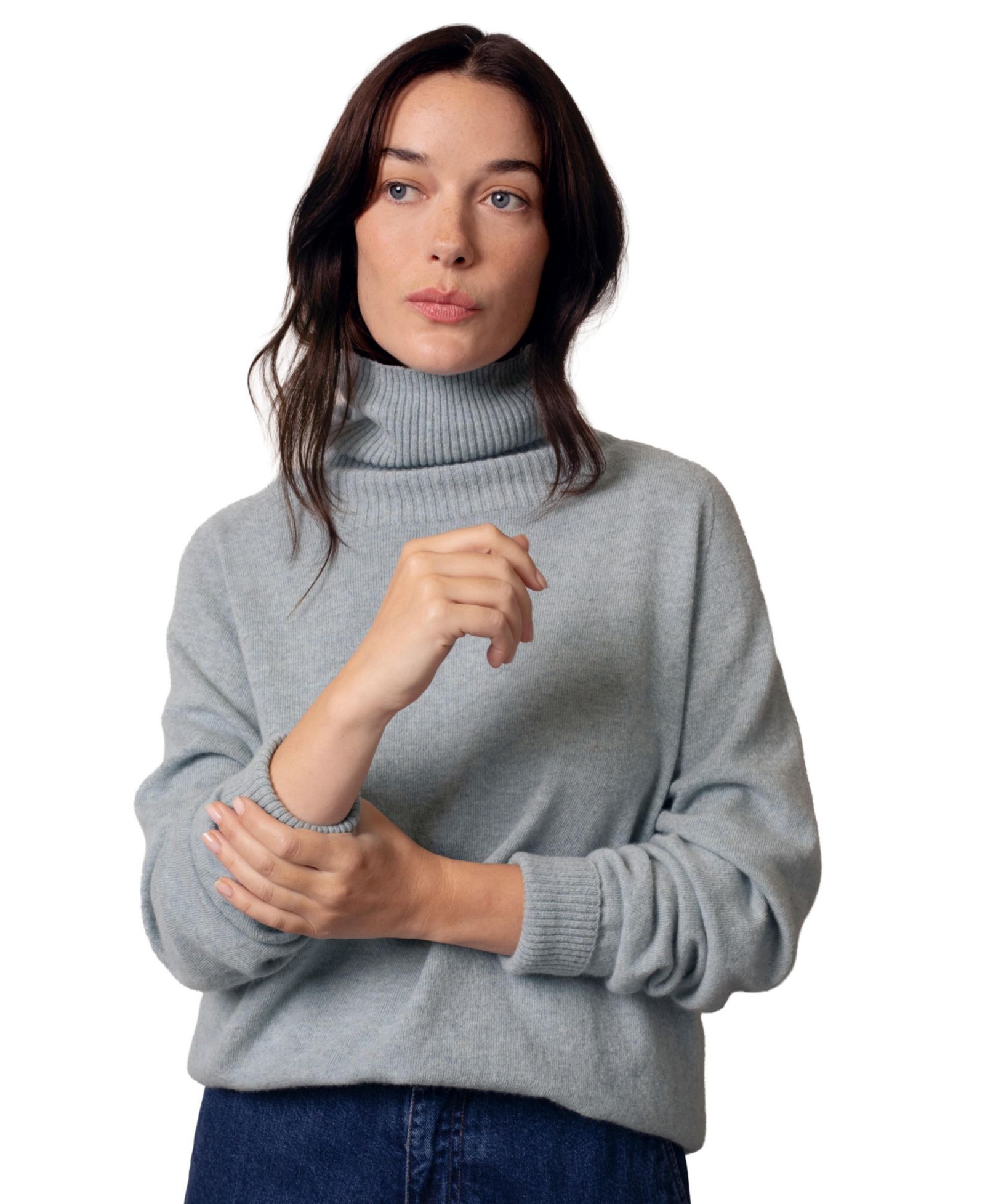 Celtic & Co. Women's Celtic and Co. Supersoft Slouchy Turtle Neck Sweater