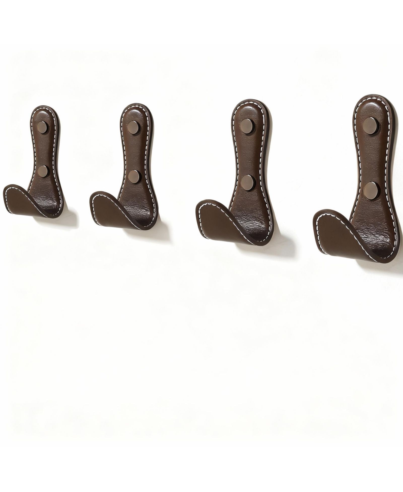 Настенные крючки YIGII 4Pc Leather-Wrapped Zinc Alloy