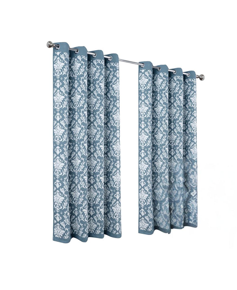 Olivia Gray 100% Polyester 190 GSM Cressida Reversible Blackout Grommet Curtain Panel.