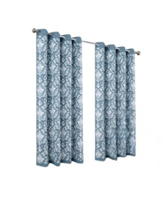 Olivia Gray 100% Polyester 190 GSM Cressida Reversible Blackout Grommet Curtain Panel.