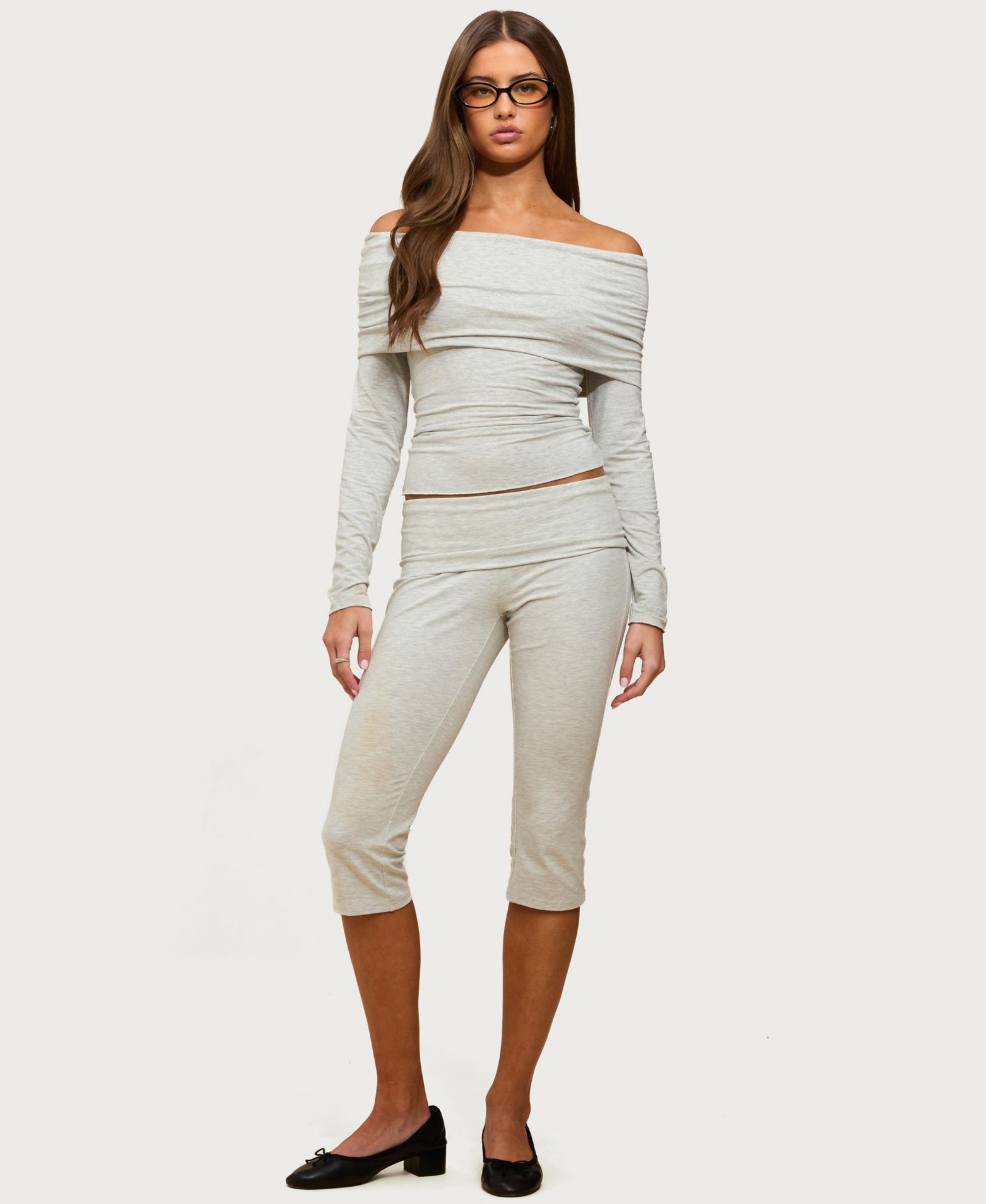 Edikted Women's Habiba Foldover Off Shoulder Top