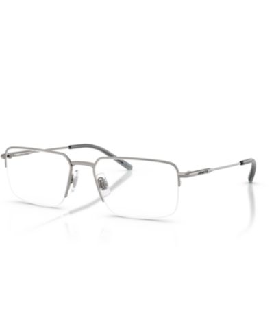 Мужские прямоугольные металлические очки Arnette AN6152