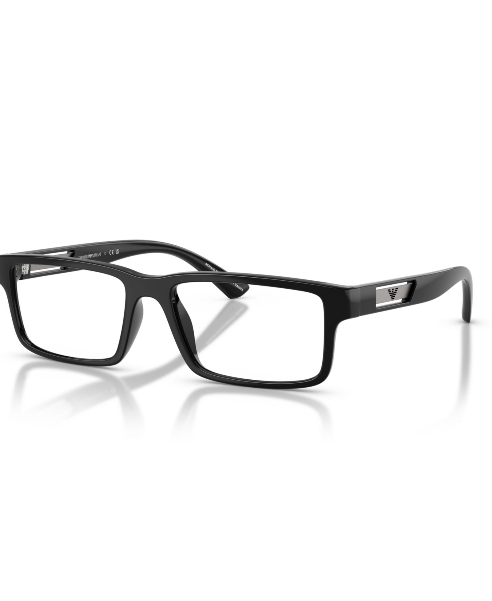 Emporio Armani Мужские прямоугольные пластиковые очки EA3278