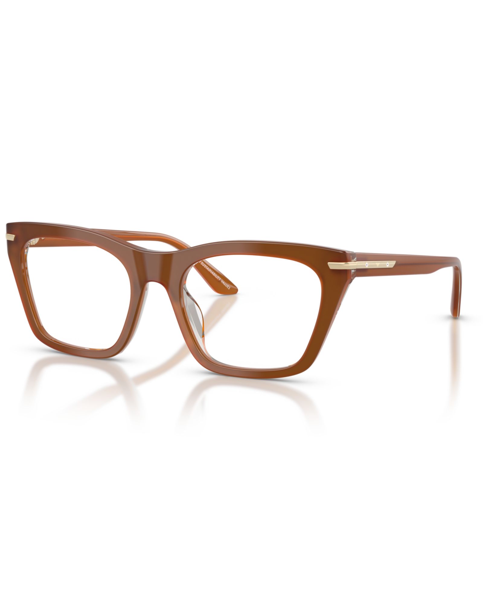 Emporio Armani Женские очки в пластиковой оправе Cat Eye EA3283BU