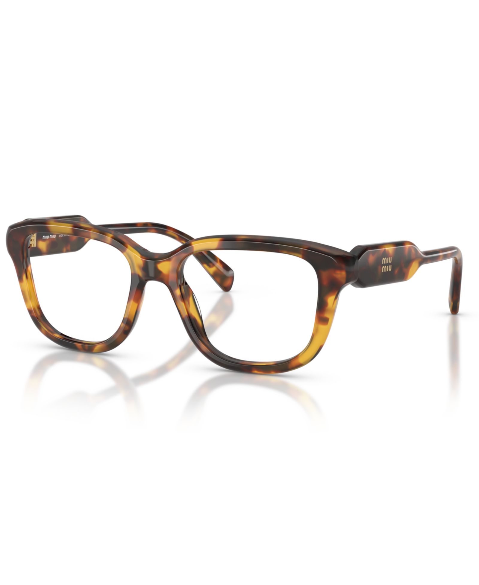 Miu Miu Woman Rectangle Plastic MU 02ZV Eyeglasses