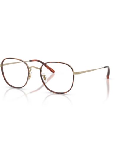 Oliver Peoples Unisex Panthos Titanium OV1375T Mehr Eyeglasses