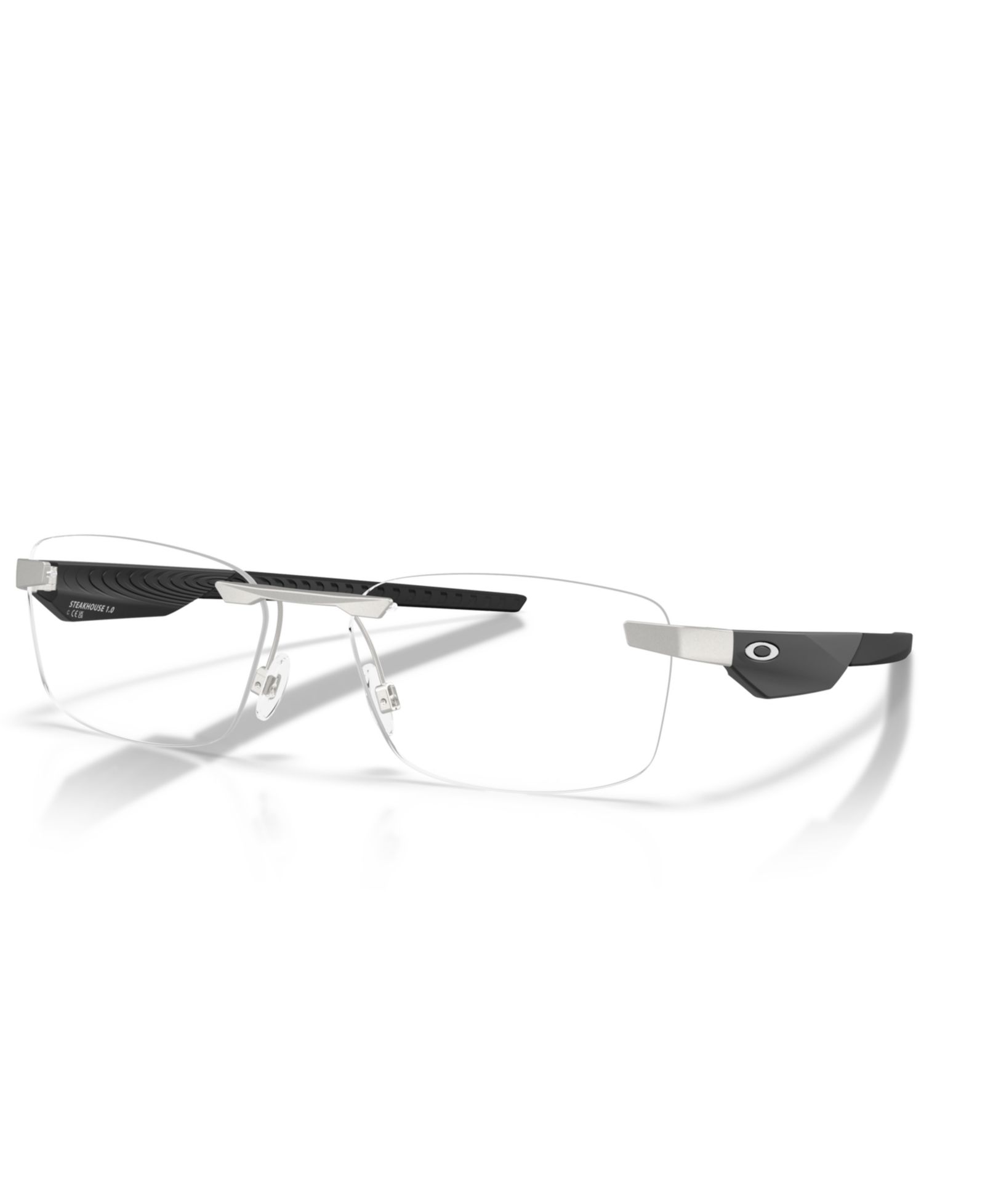 Oakley Unisex Rectangle Metal OX3126 Steakhouse 1.0 Eyeglasses