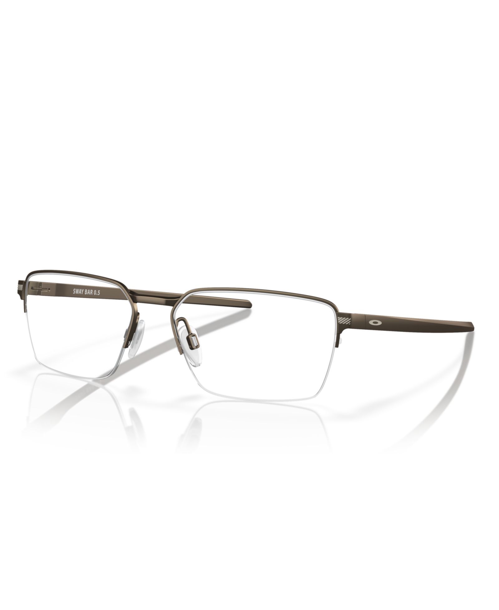 Oakley Man Rectangle Titanium OX5080 Sway Bar 0.5 Eyeglasses