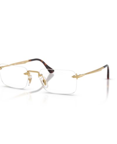 Persol Unisex Rectangle Metal PO1030V - Luc Eyeglasses