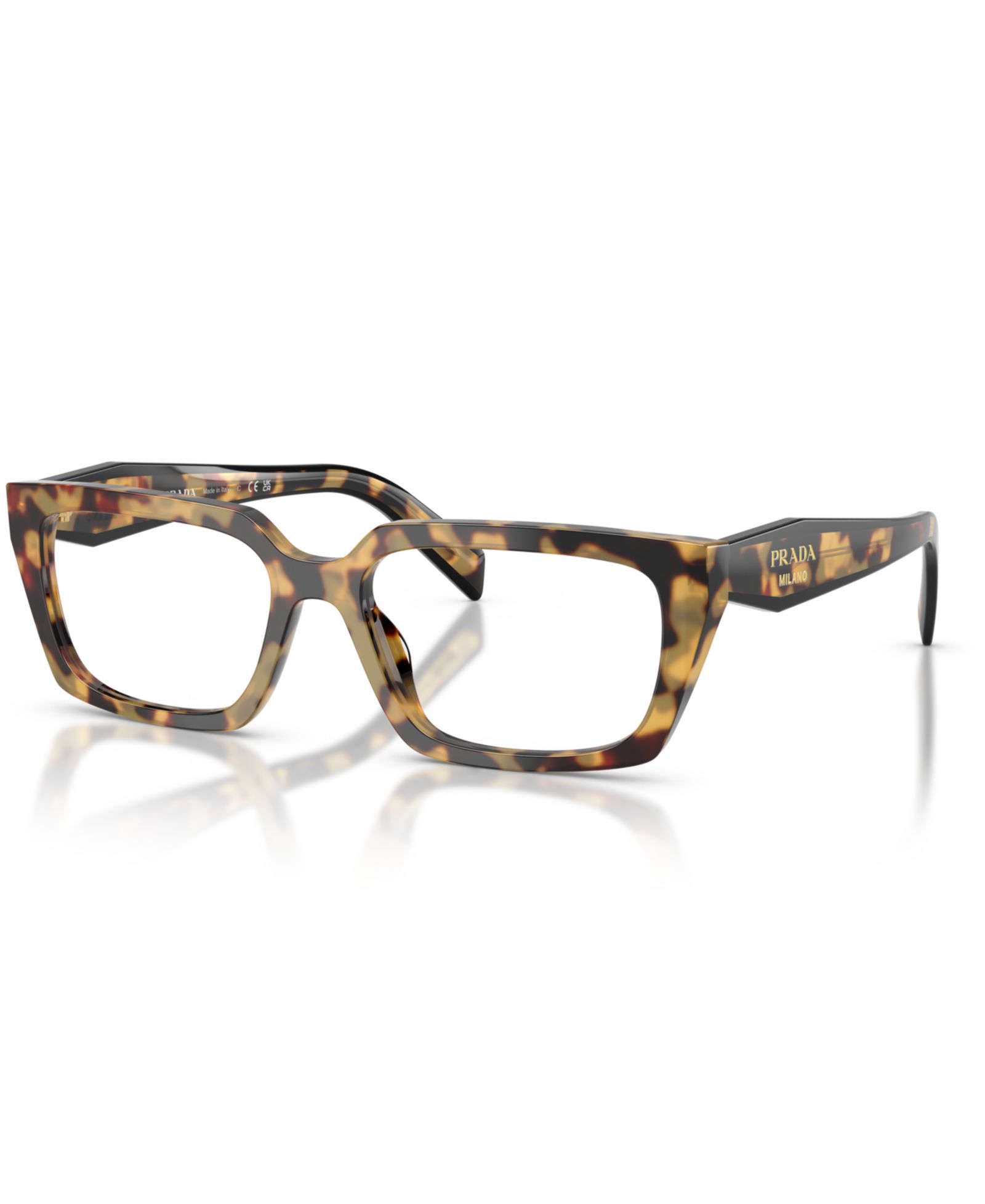 Prada Woman Rectangle Plastic PR D05V Eyeglasses