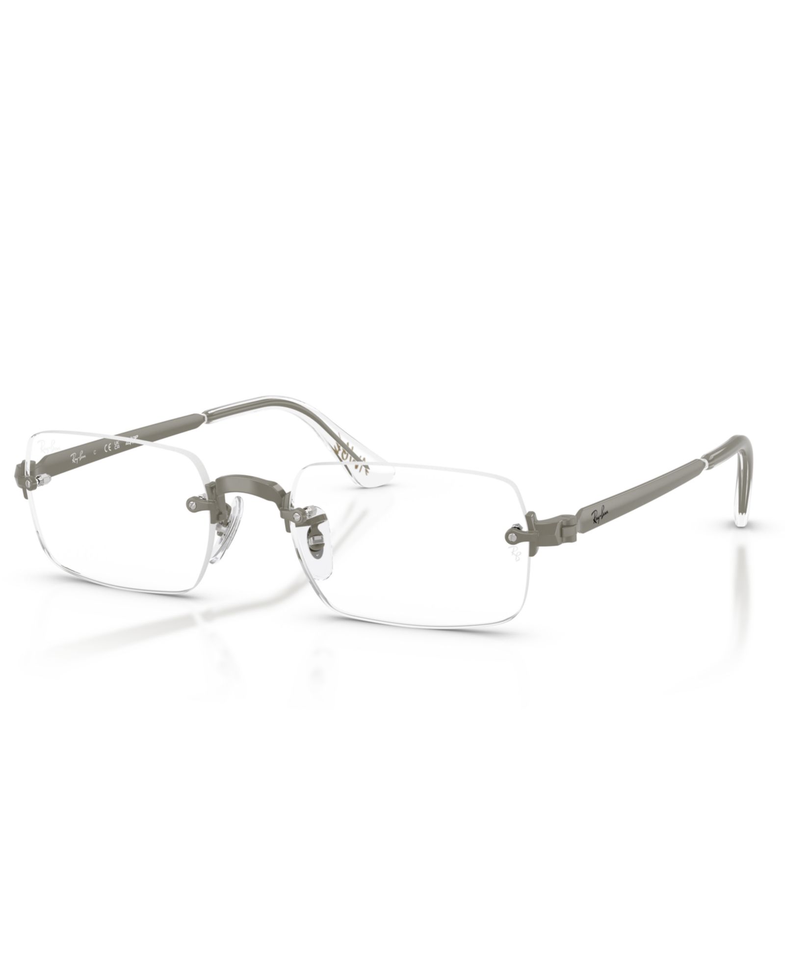Очки Ray-Ban Unisex Rectangle Metal RB3928V Optics By A$AP Rocky
