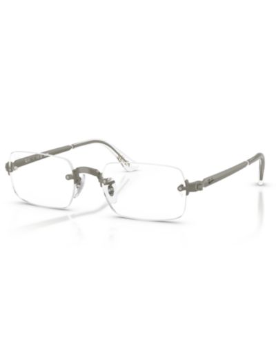 Очки Ray-Ban Unisex Rectangle Metal RB3928V Optics By A$AP Rocky