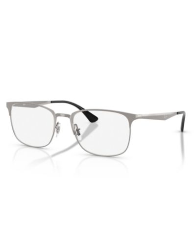 Ray-Ban Unisex Square Metal RB6421 Optics Eyeglasses