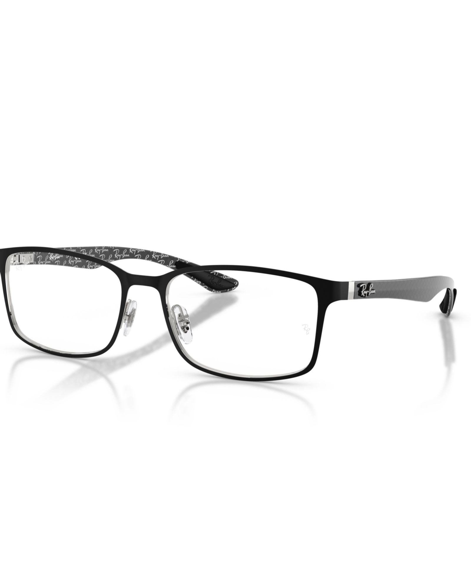Ray-Ban Unisex Rectangle Metal RB8424 Optics Eyeglasses